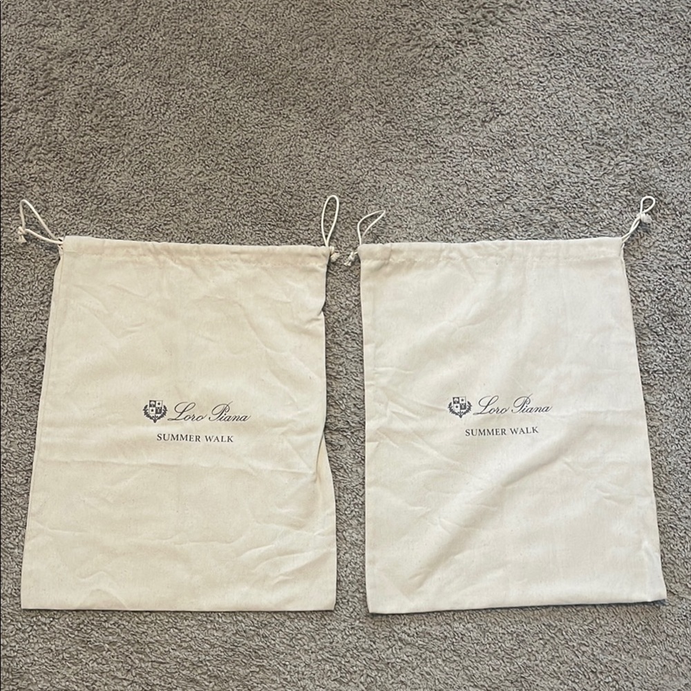 Loro Piana Summer Walk Shoe Dust Bags